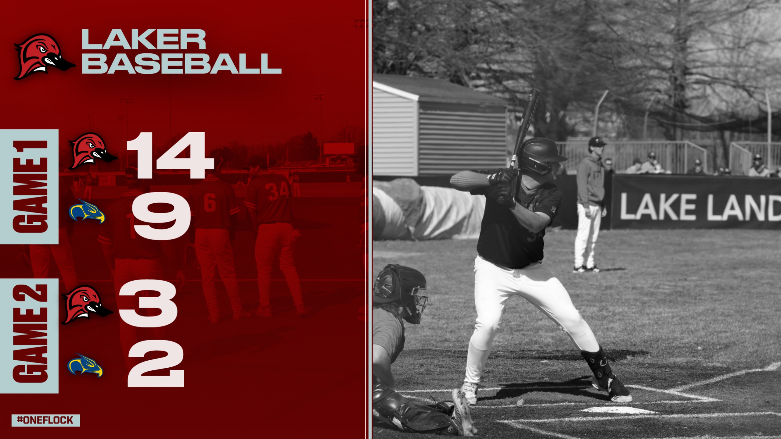 Lakers Sweep this GRAC Baseball Series over the Falcons of Southeastern Illinois