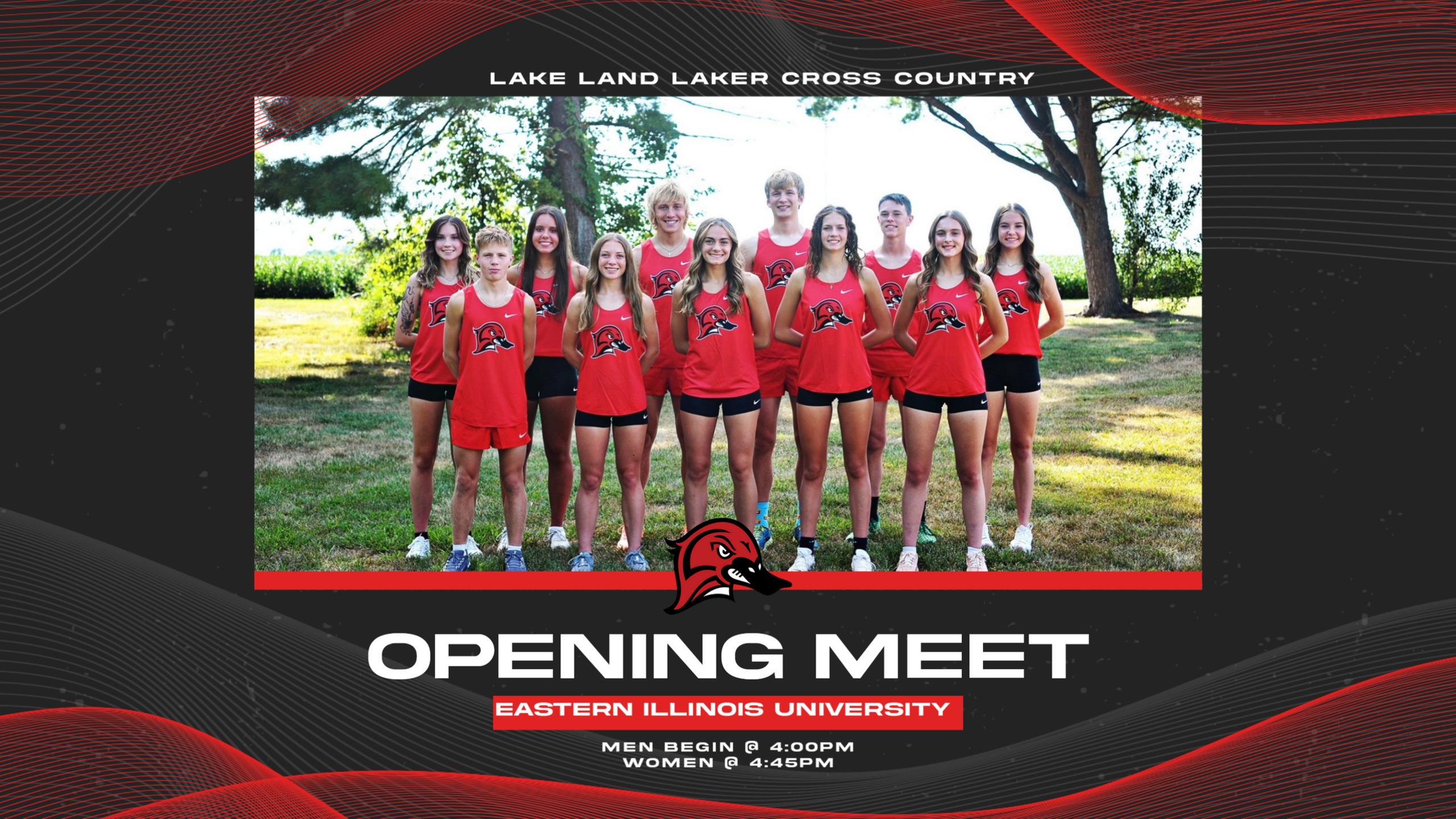 Cross Country Meet 1 begins Friday!